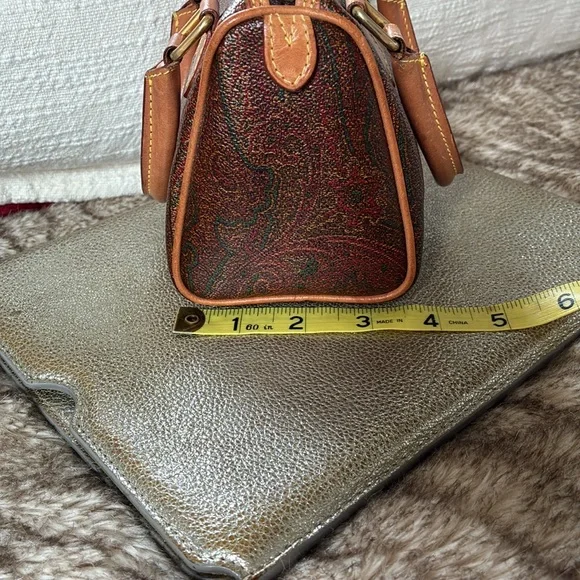 Etro Nano Boston bag/crossbody 6”x5”x3 1/2” - Picture 6 of 14